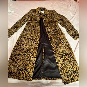 Avec Les Fille leopard print coat ✨